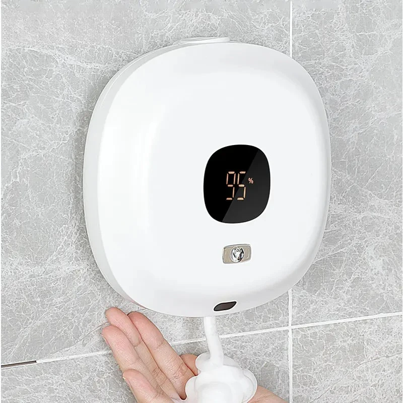 

USB Charging Automatic Foam Soap Dispensers Bathroom Smart Washing Hand Machine with High Quality ABS Material Soap Dispenser