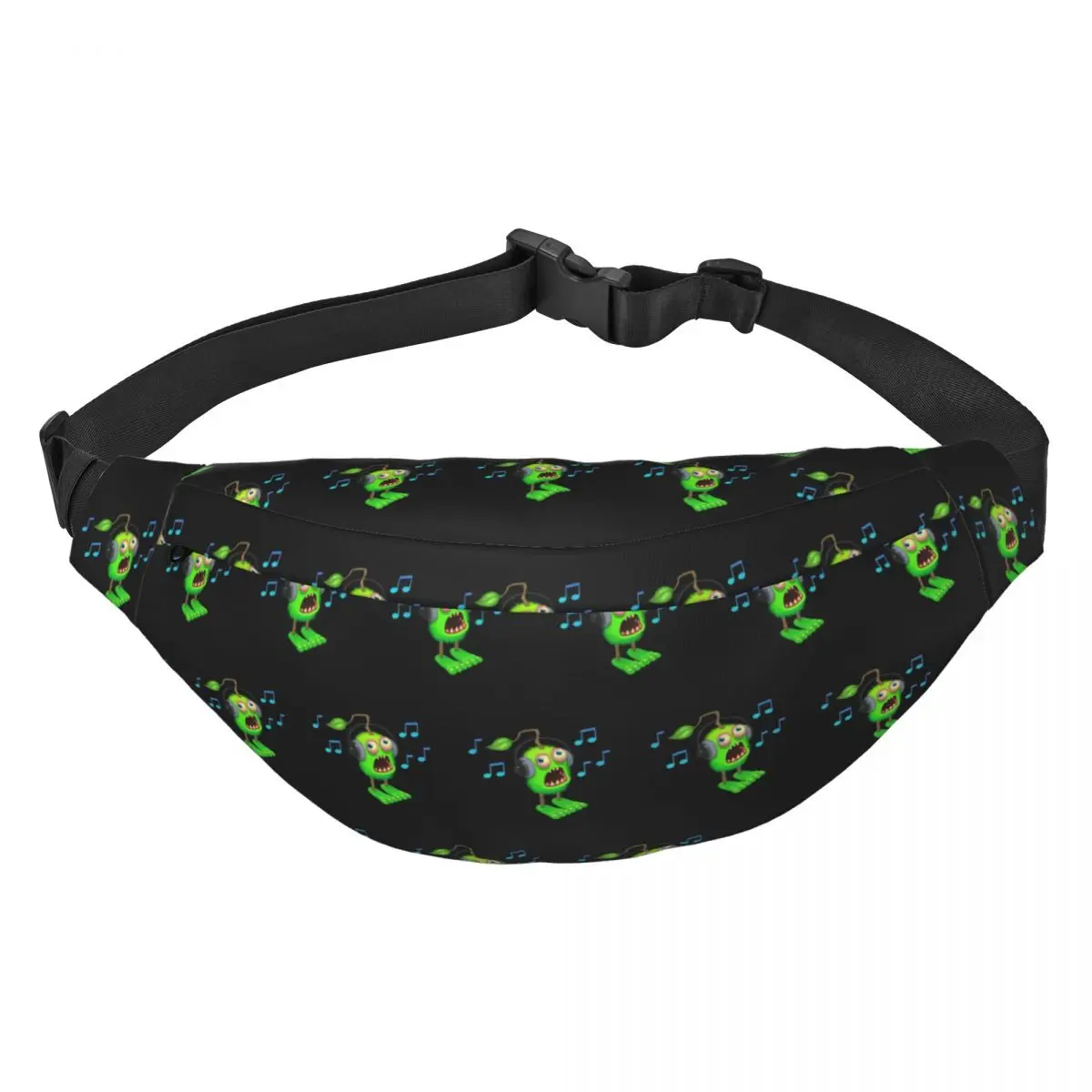 

My Singing Monsters Fanny Pack Men Women Casual Adventure Action Game Sling Crossbody Waist Bag Camping Biking Phone Money Pouch