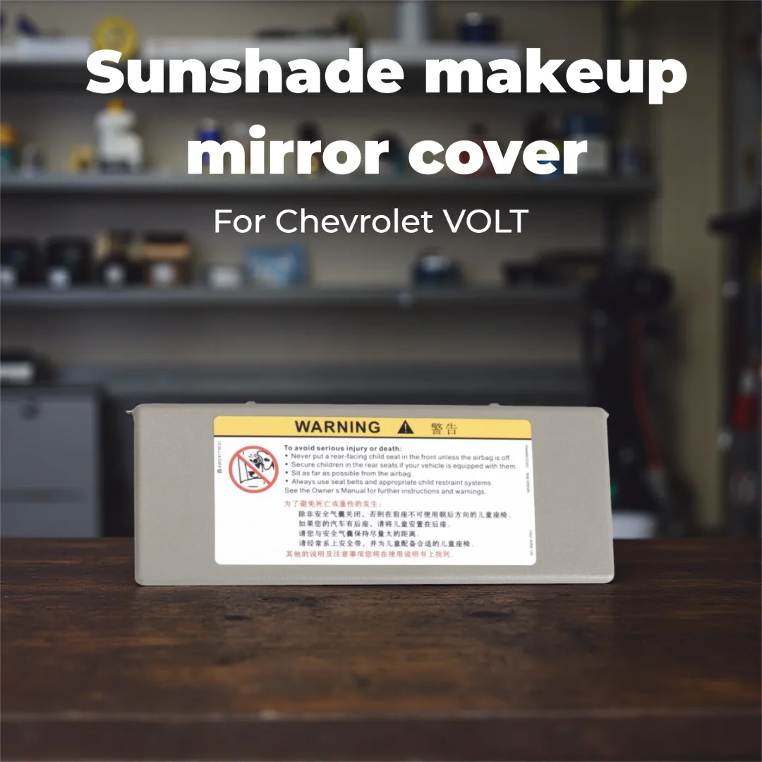 Car Sun Visor Shade Mirror Cover Front Visor Replacement Interior Makeup Mirror Cover For Chevrolet VOLT