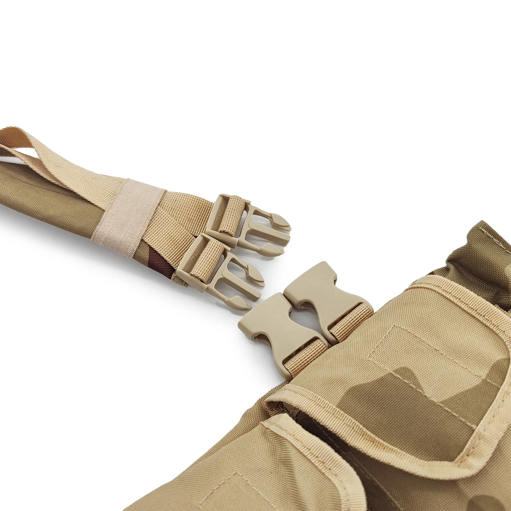 Outdoor Tactical Chest Hanging, 1000D High-strength Polyester Fabric