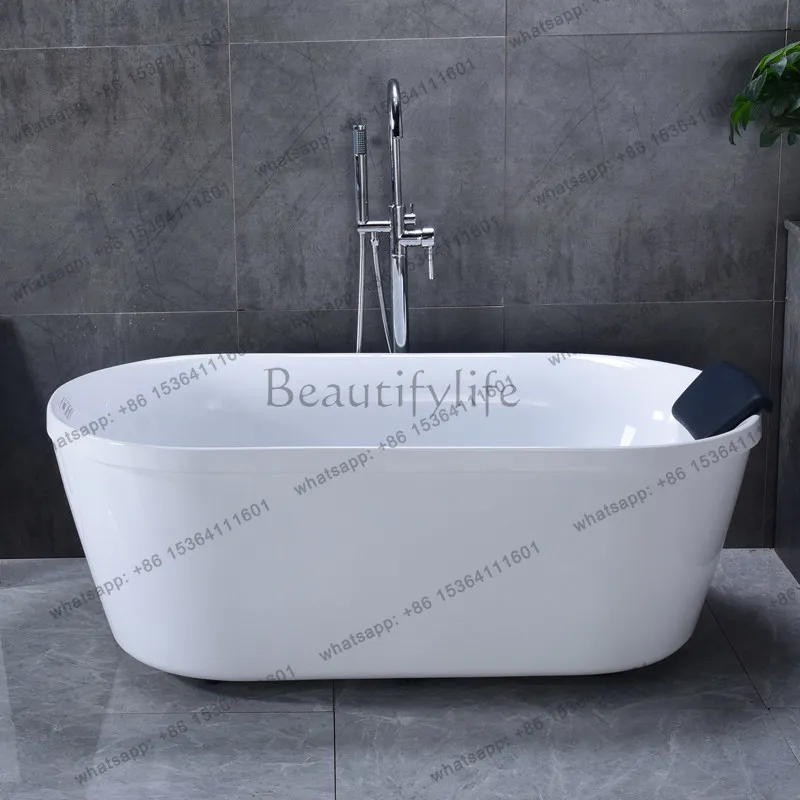 Acrylic small size bathtub independent household small apartment