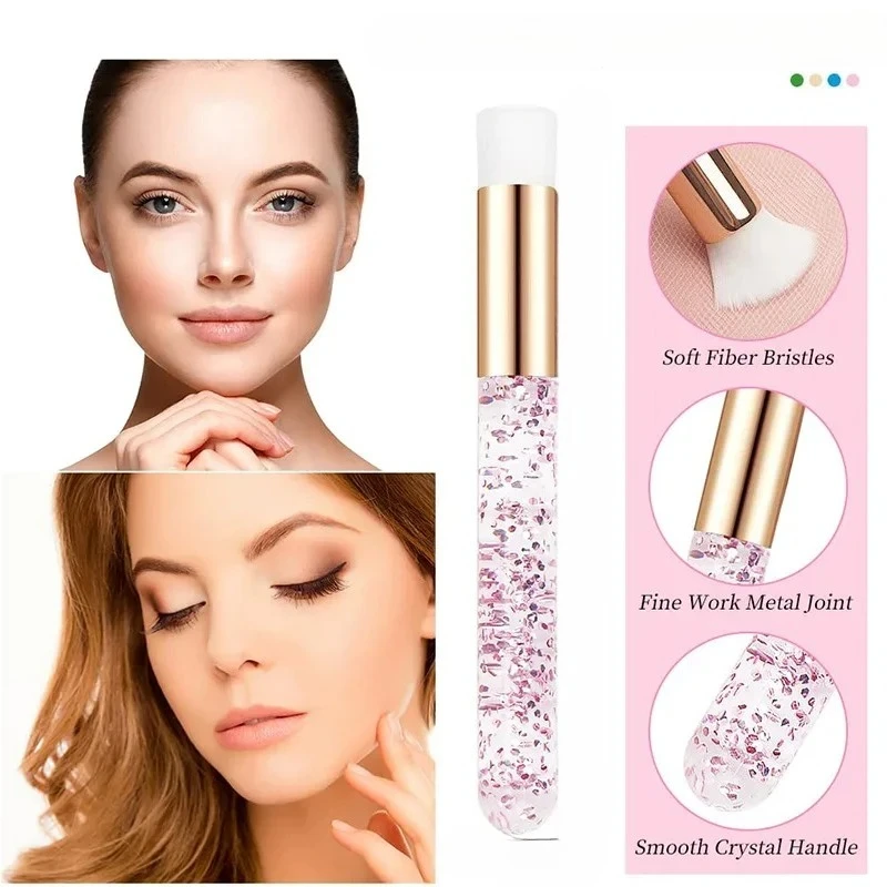 Wholesale30/50 個ラッシュシャンプーブラシ鼻毛穴クレンジングメイクアップツールまつげクリーニングブラシまつげエクステンショングリッター