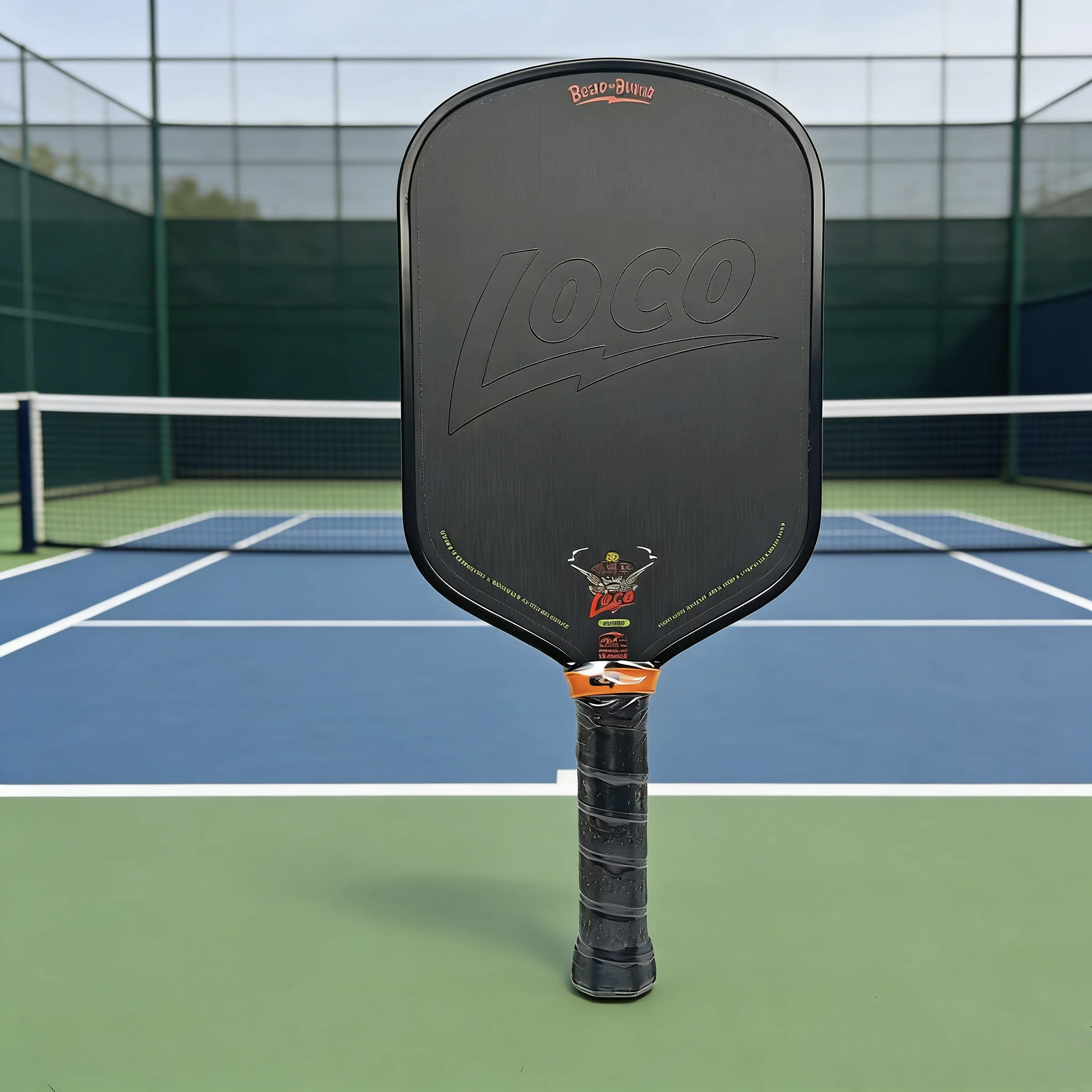 

Bread & Butter LOCO 5th Gen Inner Core Heat Pressed Integrated 16mm Pickleball Paddle round Head Style Carbon Fiber Material