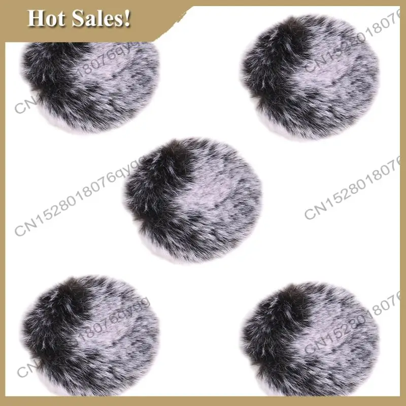 -ABGQ 5Pack Windscreen For Hollyland LARK MIX 02 Wireless Microphone Transmitters Microphone Wind Muff Foam Cover