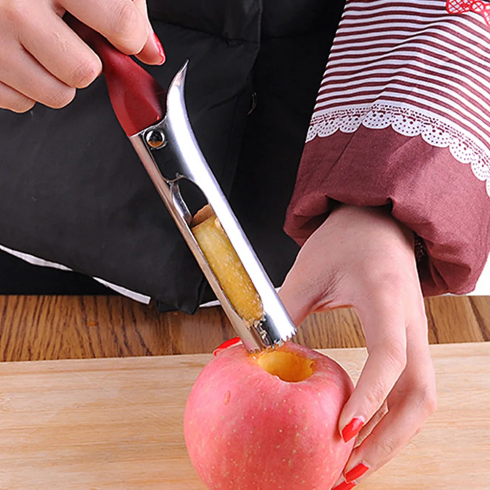 

Fruit Corer Remover Stainless Kitchen Gadget Spiral Serrated Blade Easy Operation Home Gadgets Fruit Tools Apple Core Tool