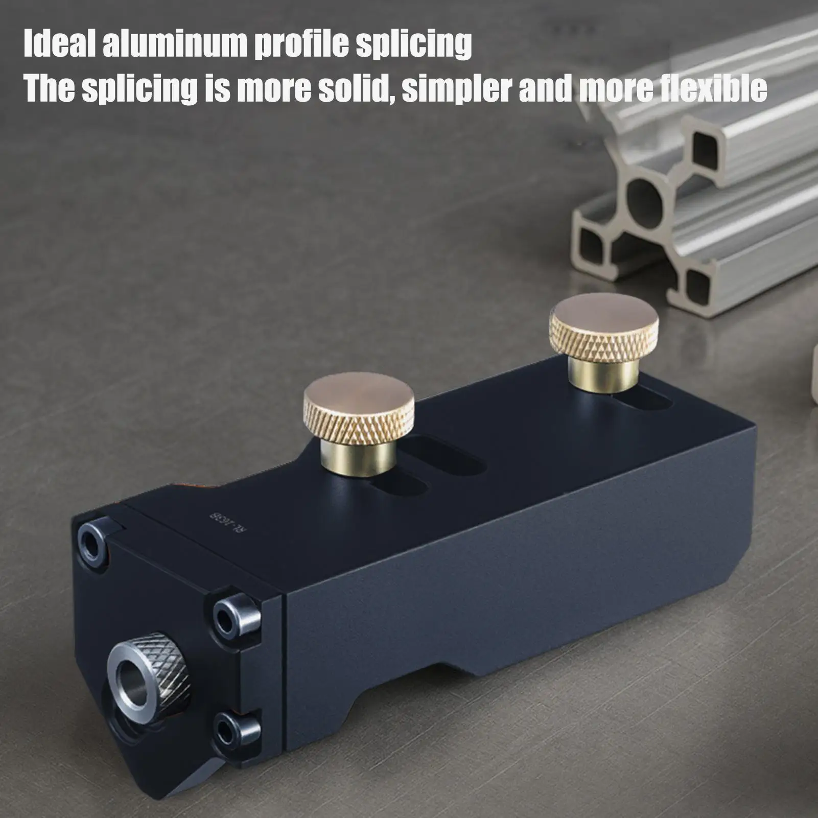 Aluminum Extrusion Drill Jig Drill Jig Cutter Tapping Assistant Hardware Railing Metalworking Fabrication Installation For Cable