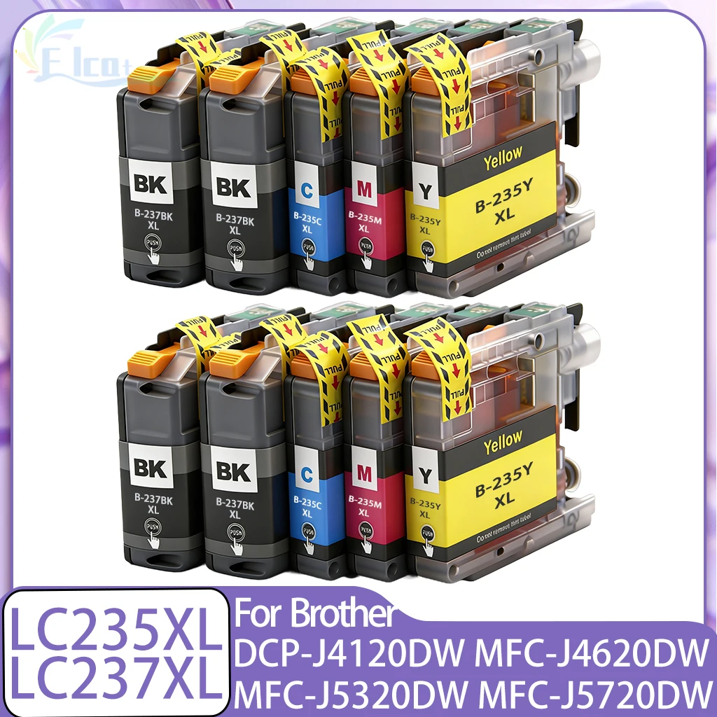 LC235 LC235XL LC-235 LC237 LC237XL Ink Cartridge Compatible For Brother DCP-J4120DW MFC-J4620DW MFC-J5320DW MFC-J5720DW Printer