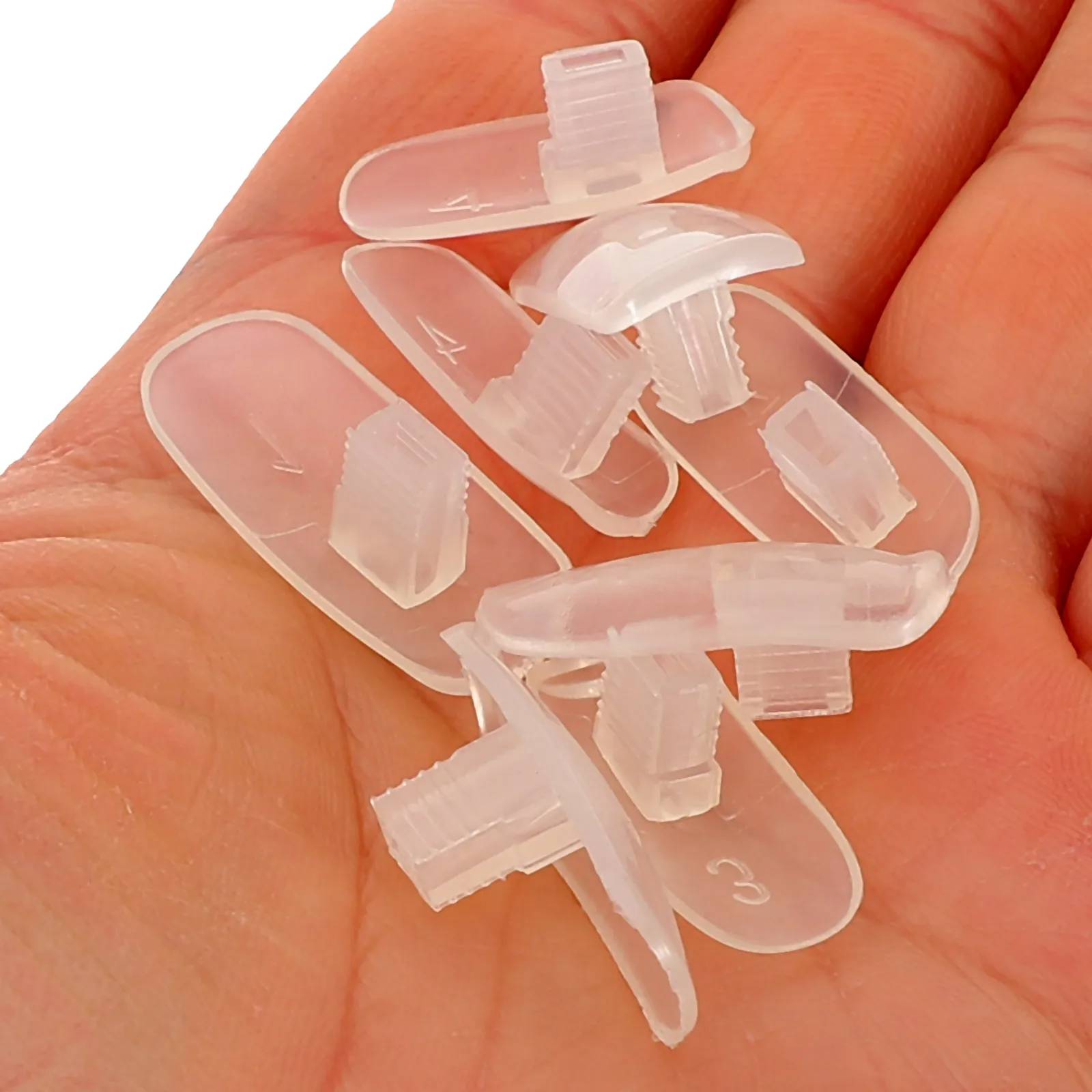 

100 pcs Mechanical Nail Tips Practice Display Color False Manicure Hand Plate Sticks Smooth Strong Long Lasting Nail Art Tool