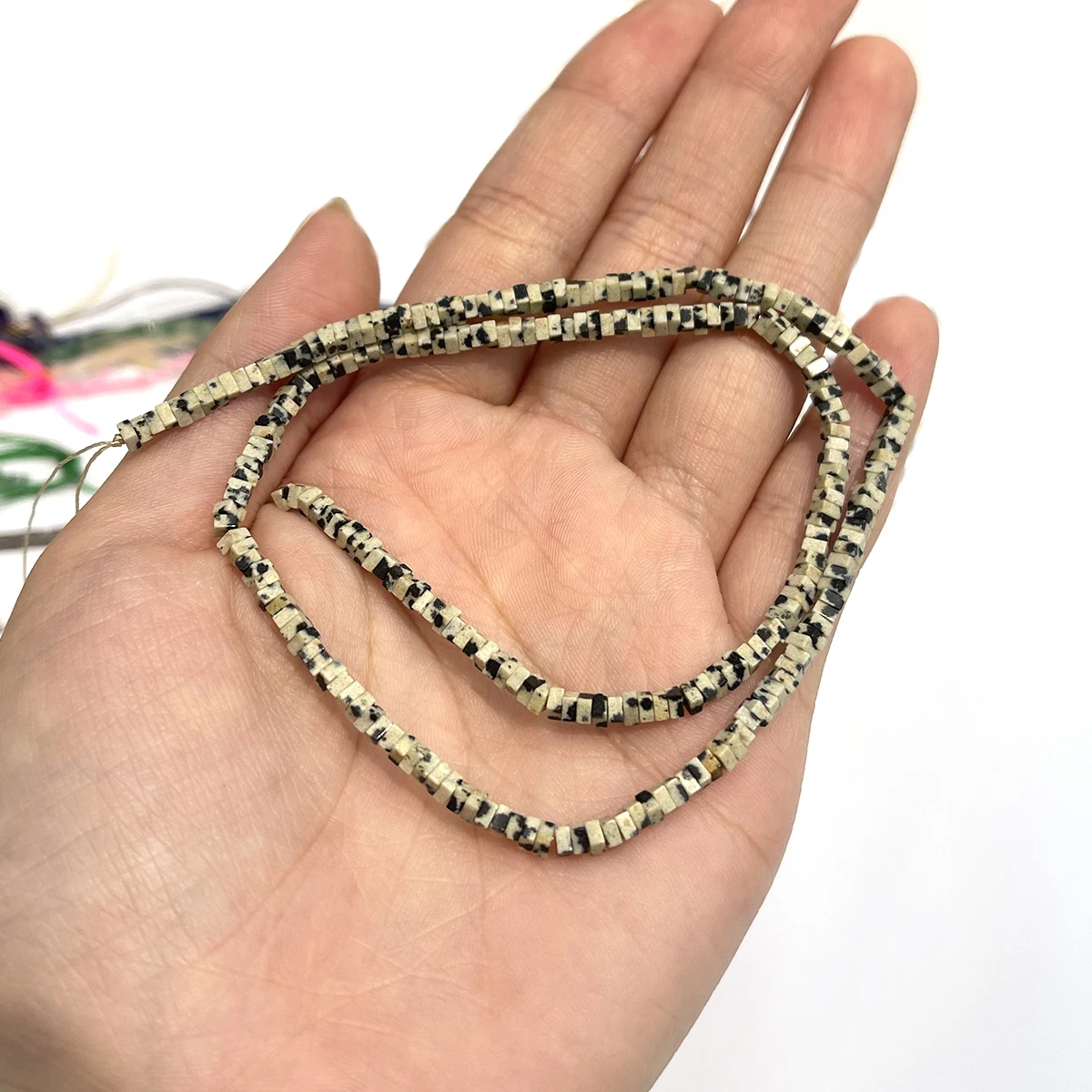 DIY Kleine Isolationsperlen, Naturstein-Achat/Amethyst-Perlen für die Schmuckherstellung, DIY-Halsketten, Armbänder, Ketten, Ohrringe, Accessoires – Detail 3