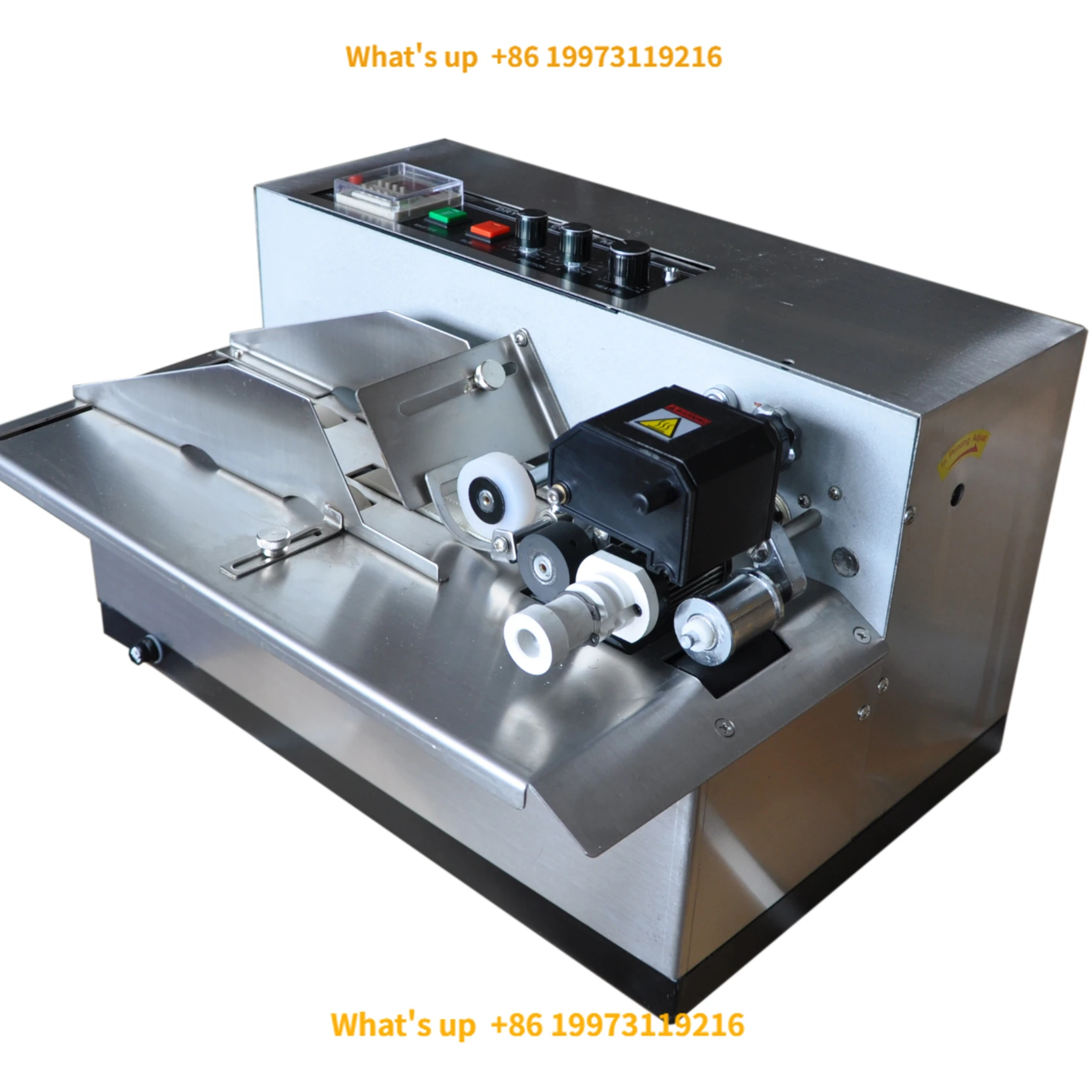 2026 MY - 380F High Speed Ink Roll Coder/ Coding Machine /Automatic Continuous Expiry Date Coder