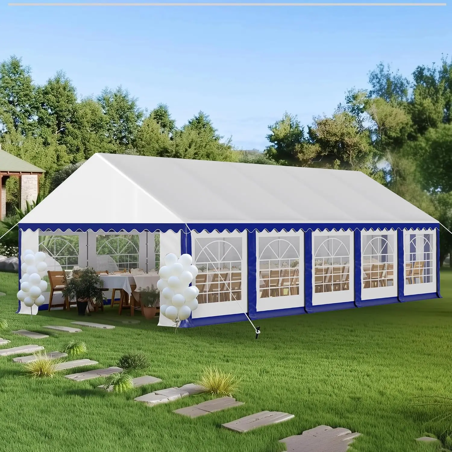 Tent for Party 16x32ft, Wedding Event Heavy Duty Parties Tents, Custom - view 2