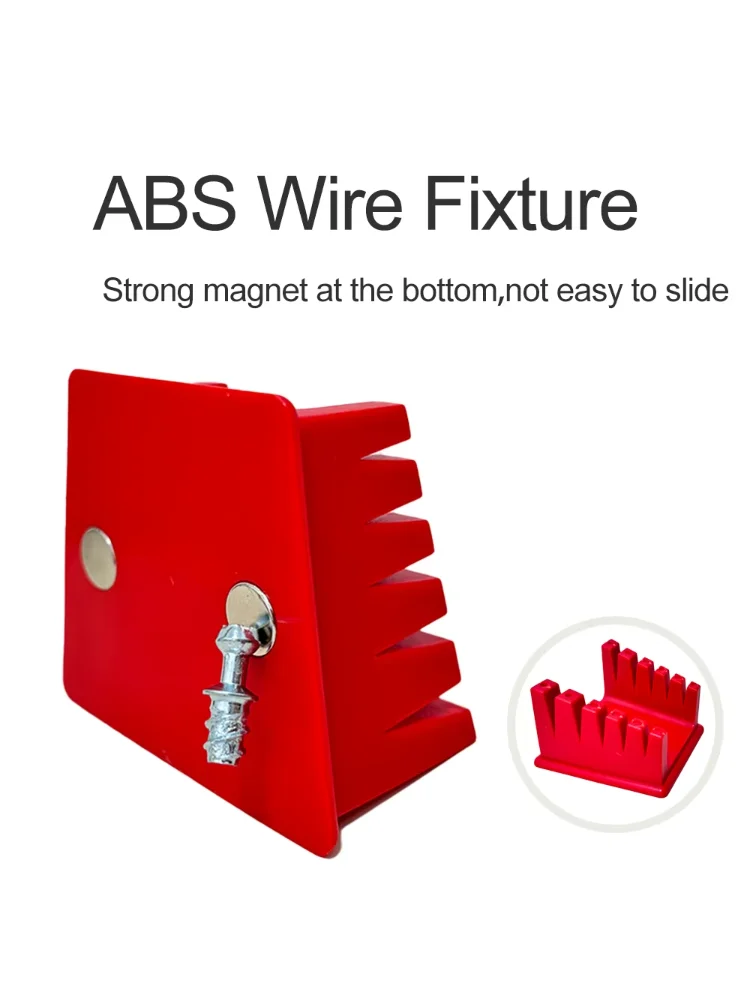 ABS Welding Wire Fixture Soldering Wire Holder High Temperature Resistance 3D Printer Part Strong Magnetic Bracket Welding Clamp