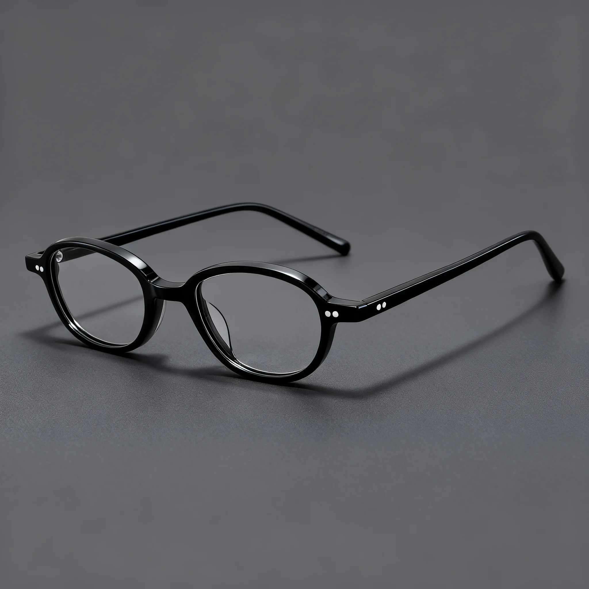 Small Oval Acetate Glasses Frame Women Fashionable Simple Style Eyewear Delicate Custom Prescription Eyeglasses Luxury Brand Men