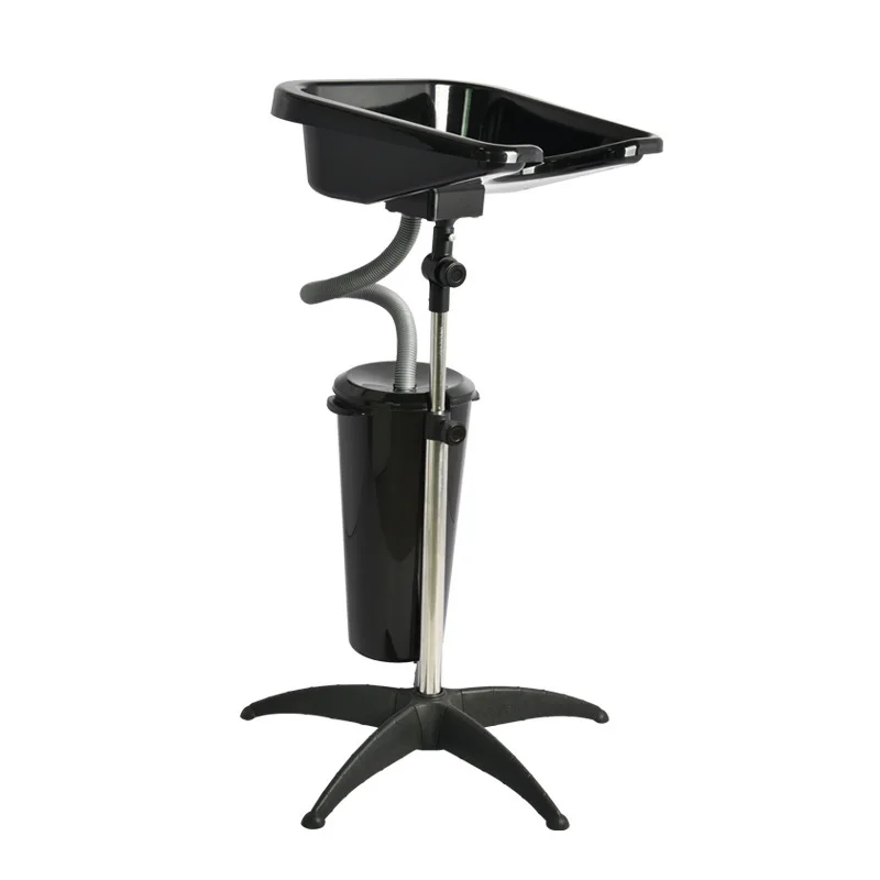 Portable Vertical Shampoo Basin Barber Shop Mobile Salon Rinse Basin Lift Sink Basin