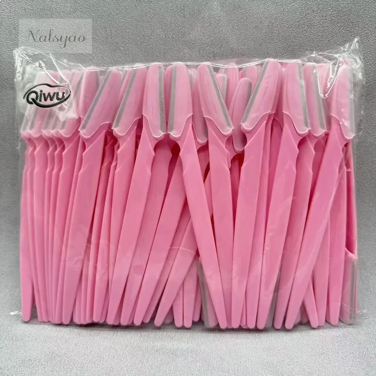 100pcs/bag Eyebrow Trimmer Knives Portable Face Hair Remover Brow Shaping Epilation Shaver Blades