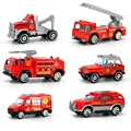 6Pcs Fire engine