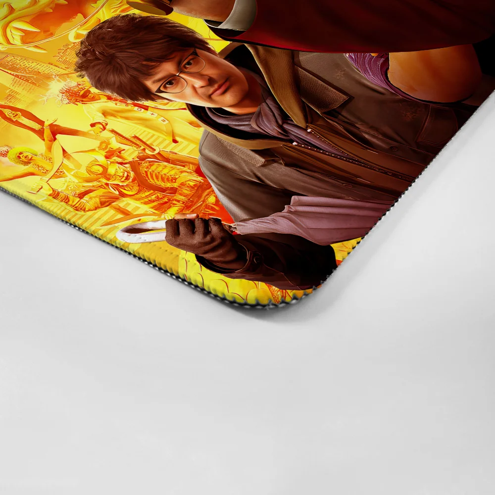 Y-Yakuza Mousepad คอมพิวเตอร์ขนาดใหญ่อุปกรณ์เสริมสําหรับเล่นเกม MousePads Mats Anti-SLIP แล็ปท็อปแผ่นรองเมาส์นุ่ม