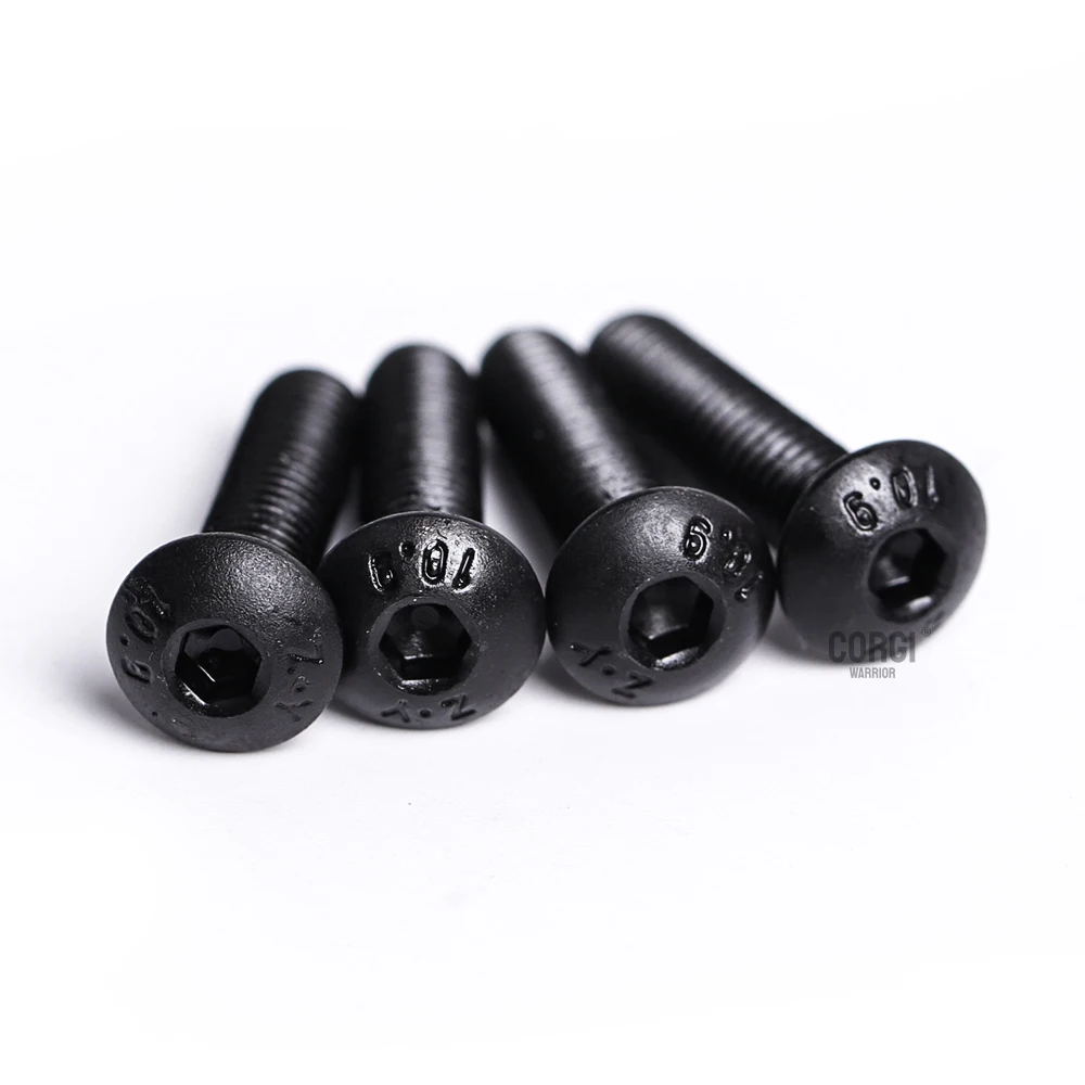 All Sizes M1.6 M2 M2.5 M3 M4 M5 M8 Button Socket Head Hex Head Cap Screw Kit Up to 1840P Black Allen Round Machine Screws Nuts