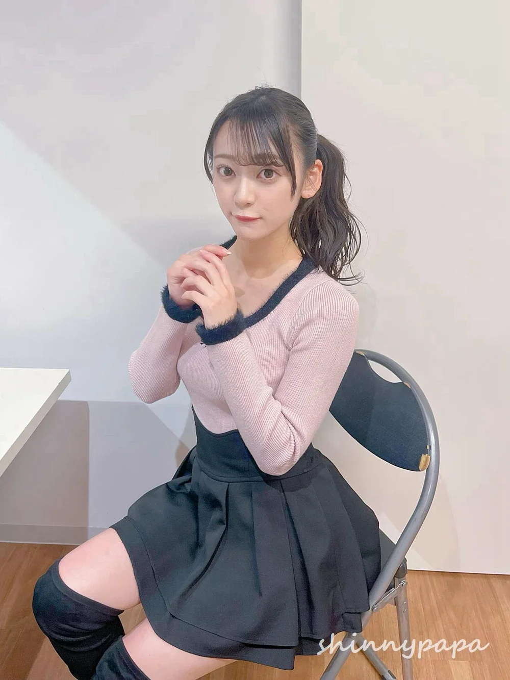 Japanese Style Mini Skirts for Women Mine Mass-Produced Sweet Black Skirt Culottes Autumn Summer Ruffled Pleated Short Skirt