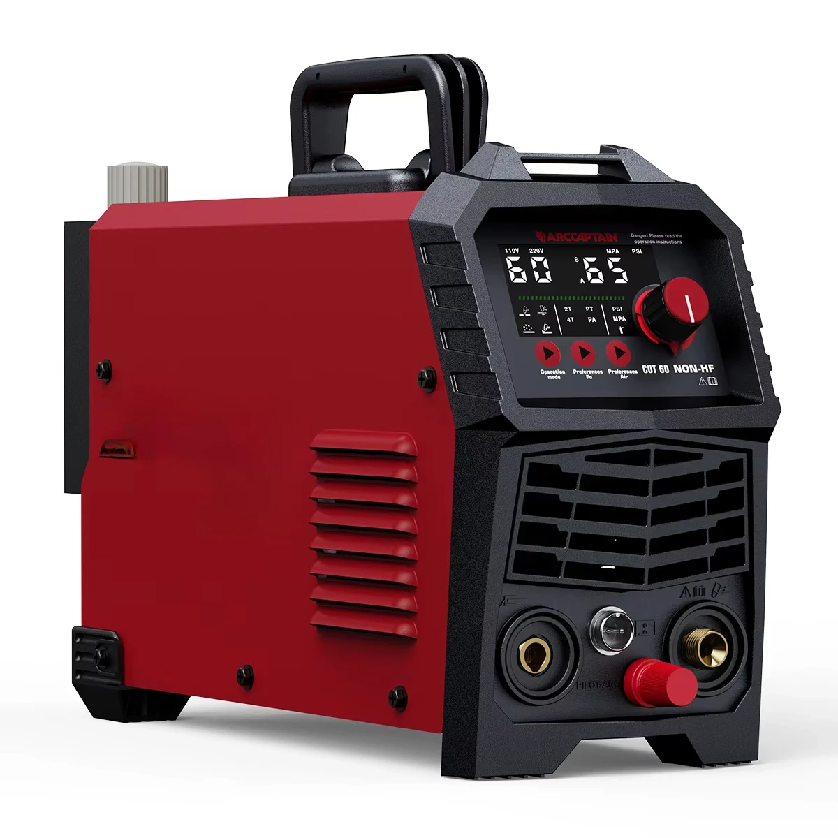 60Amp Plasma Cutter Large LED Display for Industrial and Workshop Use