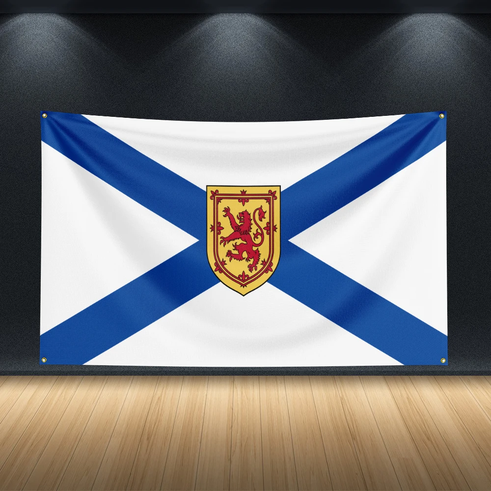 3X5Ft Scotland Royal Banner Tapestry Wall Flag Blue White Saltire Red Lion Shield National Heritage Home Decor European Display