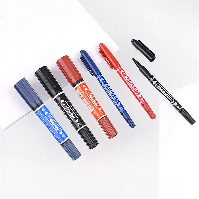 0.5mm Marker Pens Tattoo Skin Markers ScribePermanent Makeup Tattoo Supplies Large Capacity Ink Waterproof Marker Pen