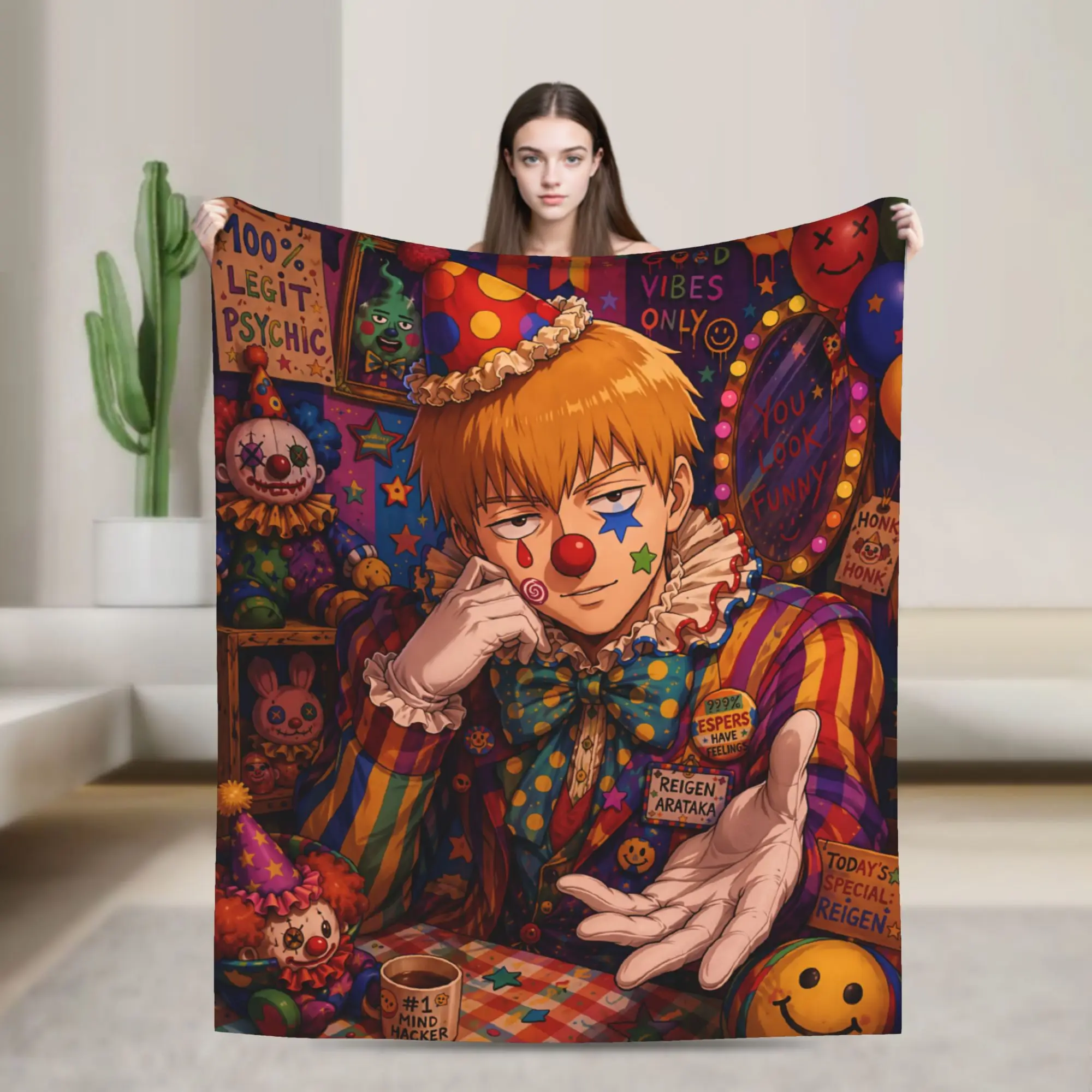 Warm Blanket Travel Office Killer Klowns From Outer Space Wax Bedding Throws  Flannel Bedspread For Outdoor Sofa Bed Cover