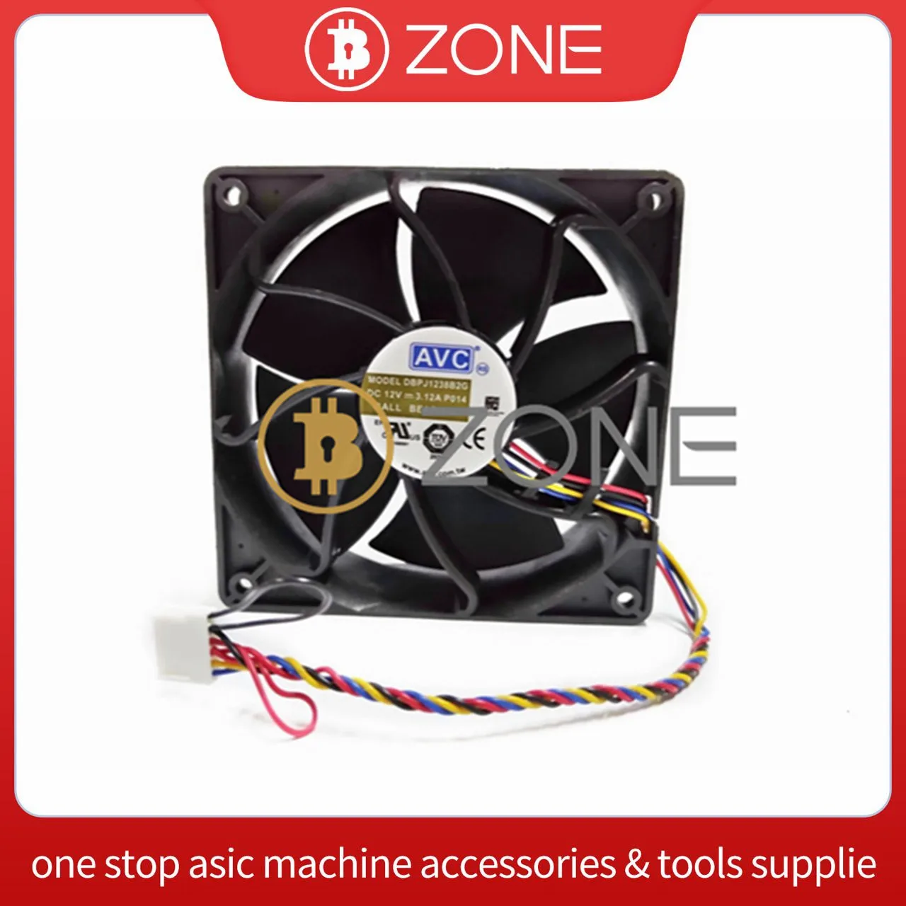 12CM 12V 3.12A Cooling Fan For Whatsminer M10 Supply High-Quality Miner Fans Suitable For Whatsminer M10 And Other Models