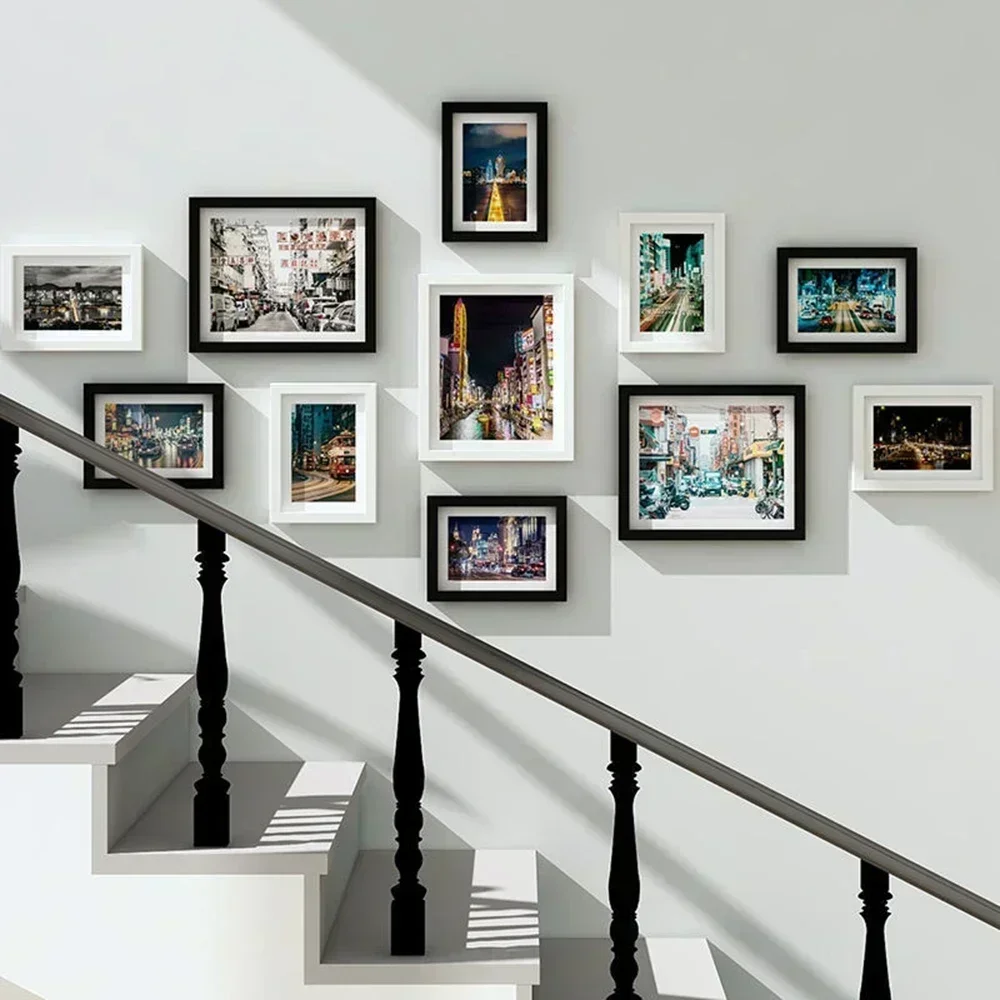 Photo Wall Set Photo Frame 11 Piece Set Photo Living Room Wall Mounted Set Home Decor Dining Room Wall Decoration