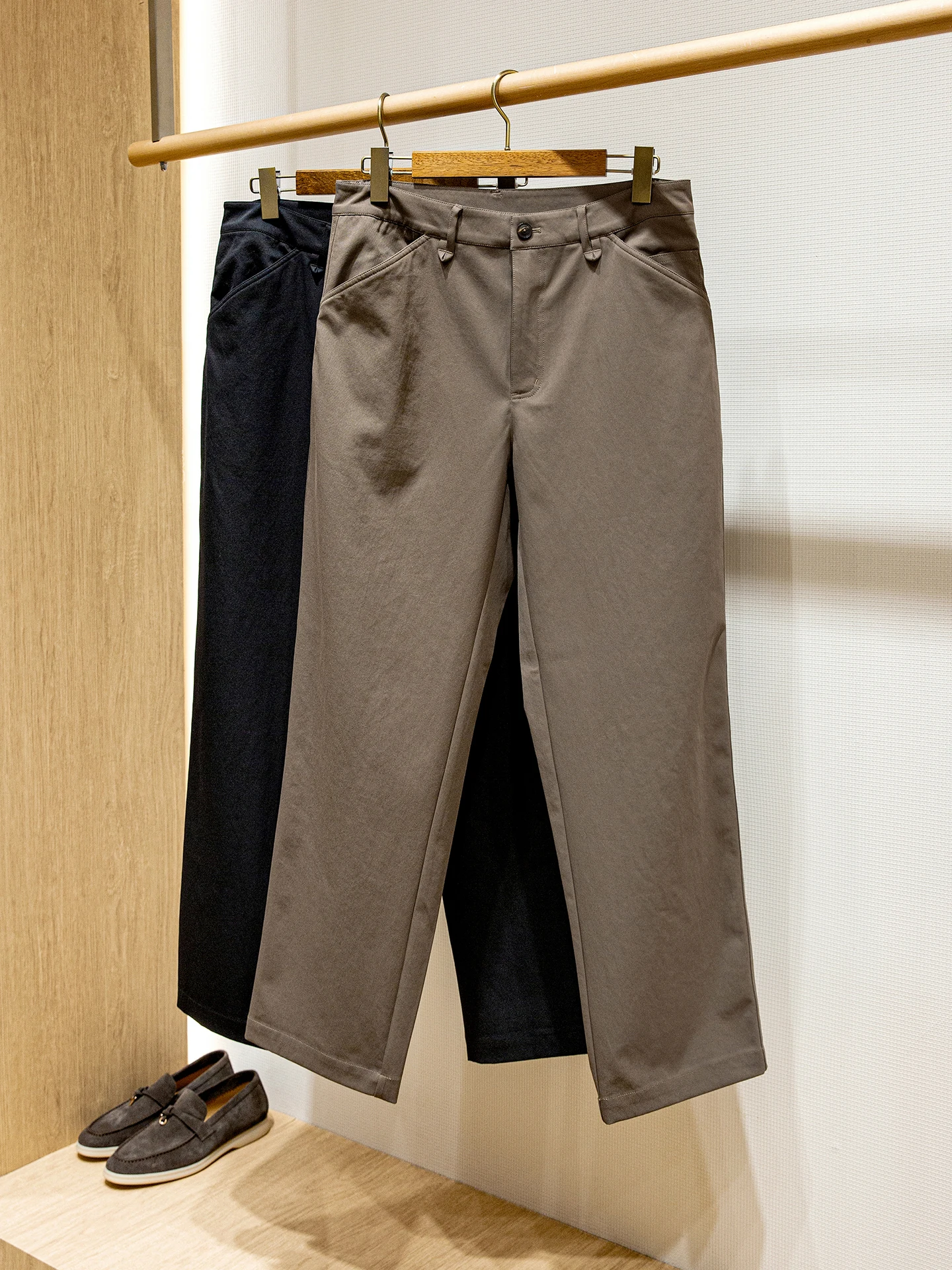 بنطال كاجوال مستقيم للرجال من القماش الوظيفي PR #1