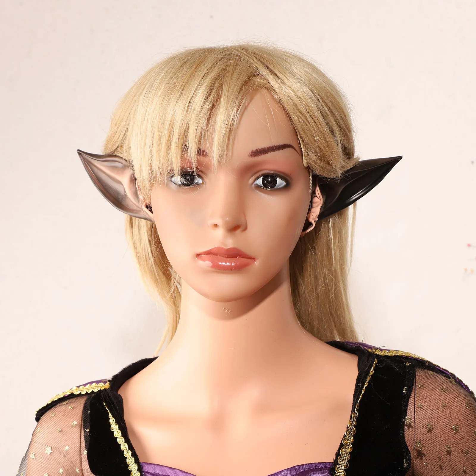 Elf Ears False Ears Props Halloween Anime Fairy Ears Demon Witch Wizard Prosthetic Ears Angel Dress Up Cosplay Christmas Costume