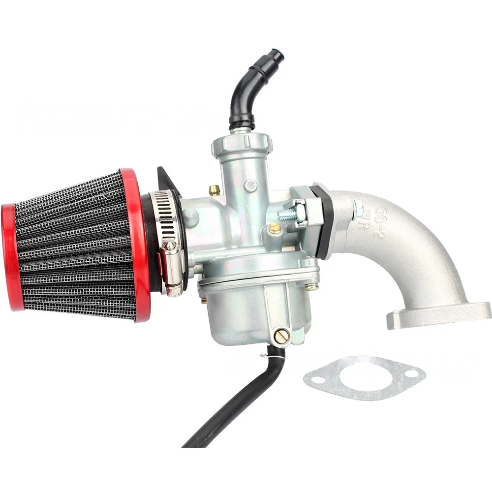 

Motorcycle Carburetor Air Filter Intake Manifold kit for 110cc 125cc Pit Bikes ATV