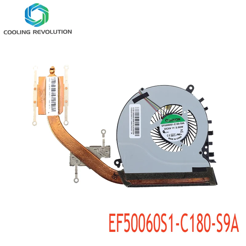 Laptop CPU Heatsink Fan EF50060S1-C180-S9A for ASUS Vivobook Q551LNB 3HBK2TMJN10 13NB0691AM0701-1562