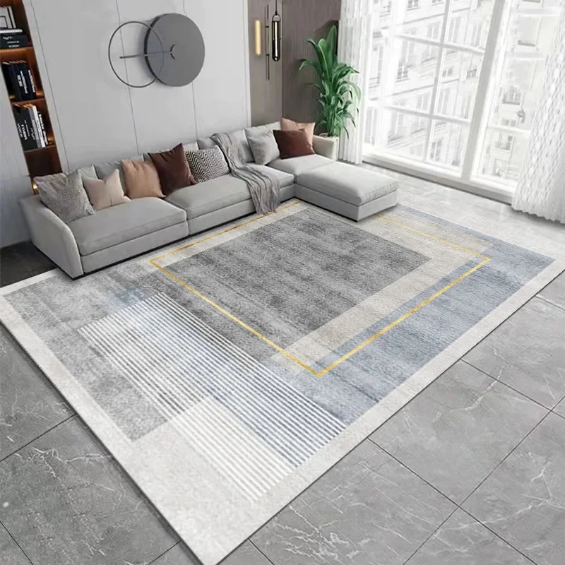 Wabi-Sabi Style Area Rug Non-Slip Flannel Carpets for Home Living Room Bedroom Kitchen Rug Machine Washable Floor Mat Decor