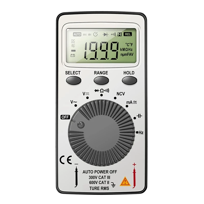 Digital Multimeter Meter Voltage Meter Pocket Multi Tester With NCV- Contact Tester