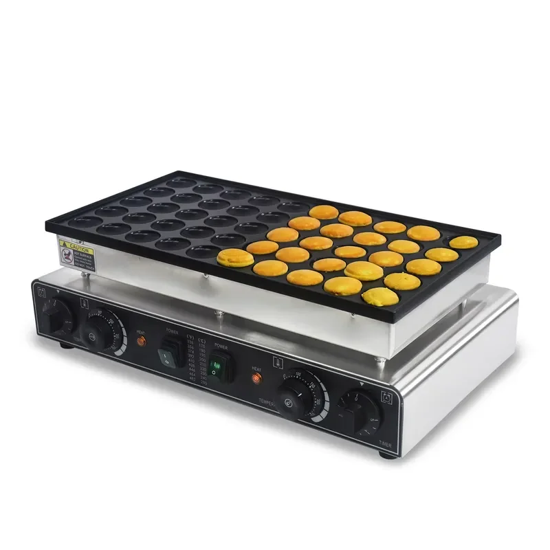 1700W Commercial Pancake Maker 50 Piece Non Stick Waffle Iron Mini Dutch Industrial Household Electric Crepe Machine for