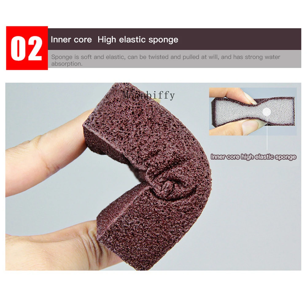 1 pz Carborundum spugna melamina smeriglio spugna pentola pennello per rimuovere ruggine Pan disincrostante pulito strofinare casa cucina Gadget