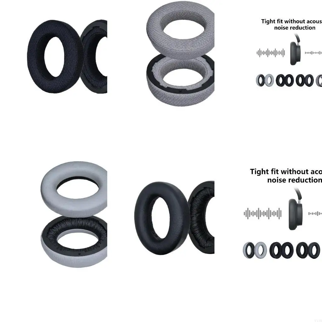 Soft Memory Foam Ear Cushions Compatible for Focal Bathys Headphones for Enhances Comfort Earcup Earmuff Replacement 