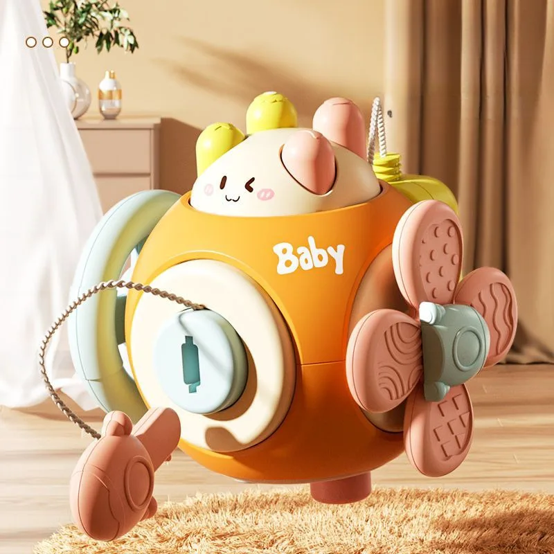 Busy Ball Grasping Toy For Babies 1 2 3 Years Old Montessori Early Education Six Side Activity Cube Sensory Play Toy For Toddler