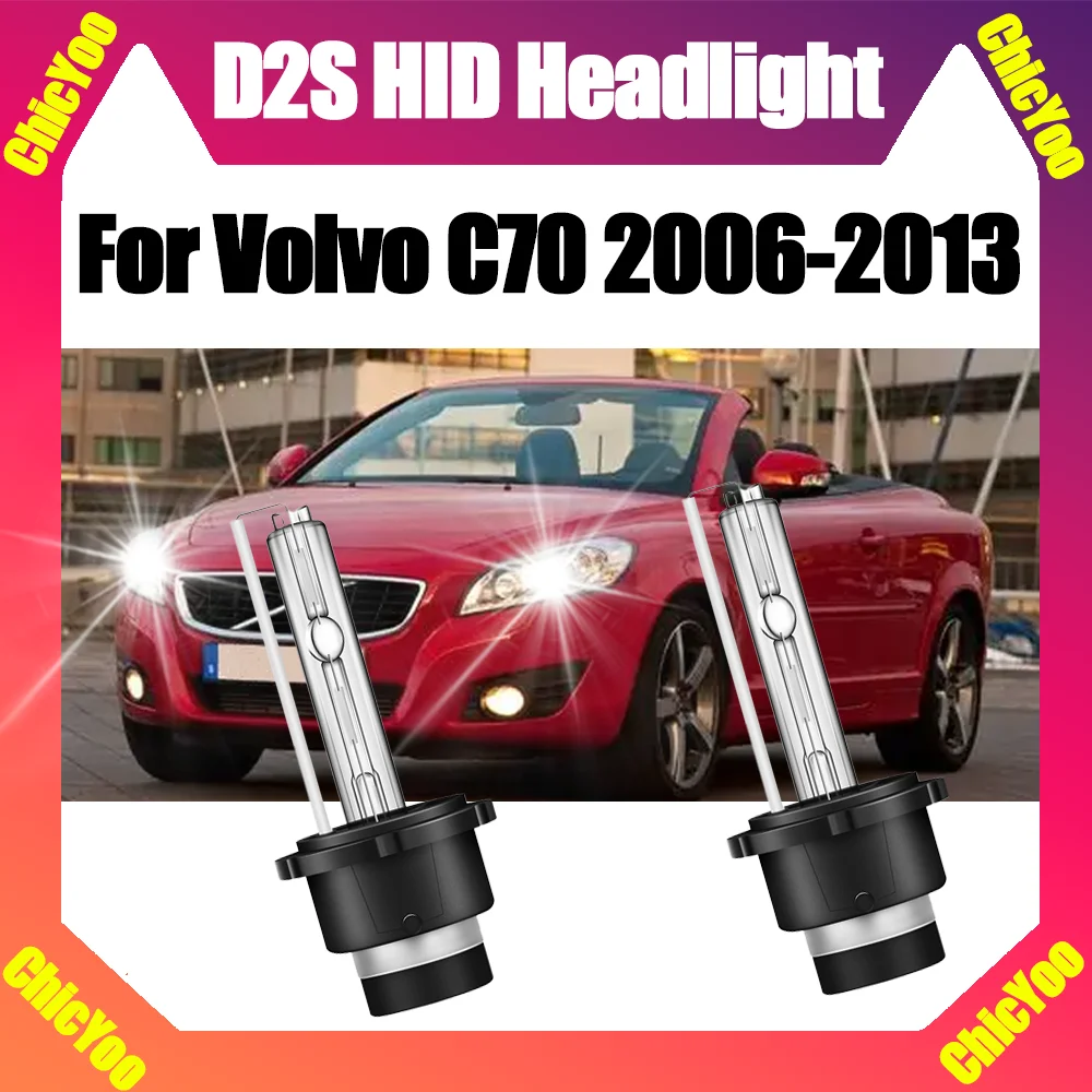 

2 шт. 20000LM D2S ксеноновые фары Bubs 6000K супер яркие ксеноновые автомобильные фары для Volvo C70 2006 2007 2008 2009 2010 2011 2012 2013