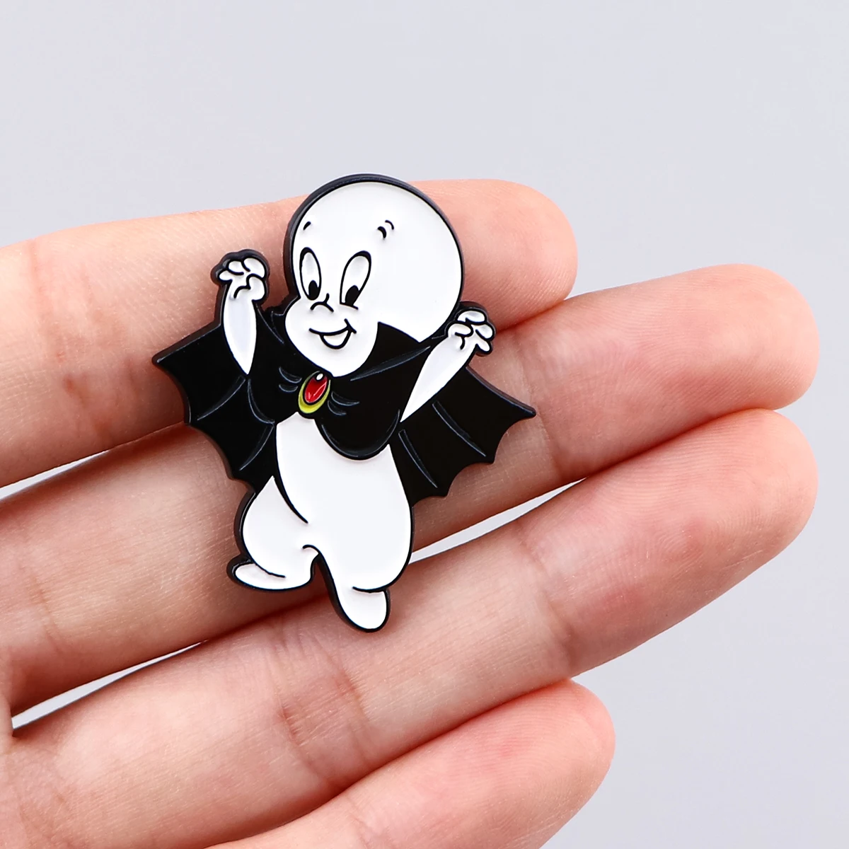 Family Comedy Movies Cute Ghost Enamel Pin Cartoon Brooch Pines Lapel Pins Badge on Backpack Costume Accessories Funny Jewelry view 3