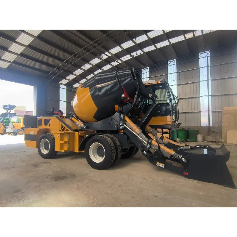 3.5 Cubic Meter Self Loading Concrete Mixer Truck- Heavy Duty Frame, 4WD, Powerful Diesel Engine for Large Volumes