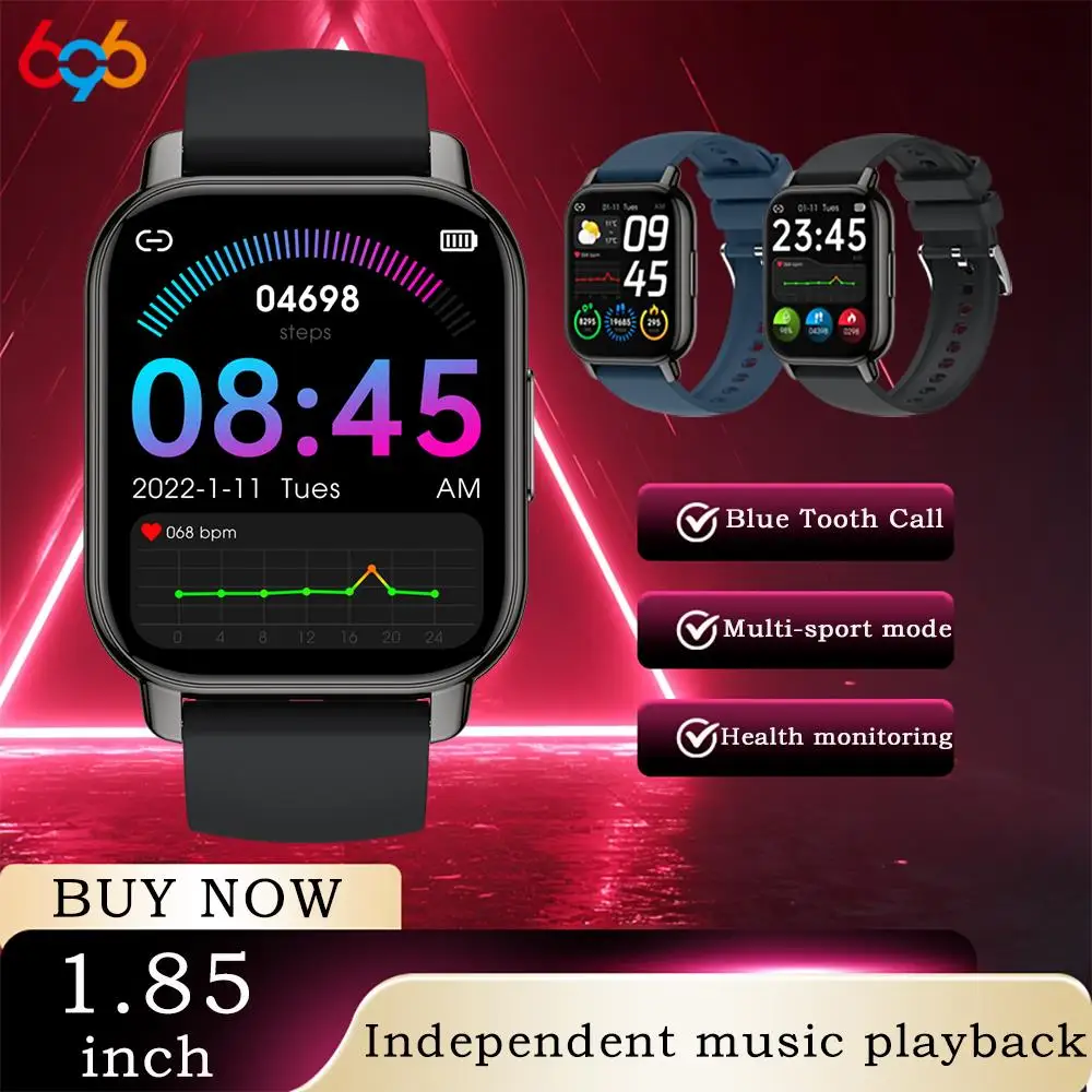 

New Color Screen Blue Tooth Call Men Women Smart Watches Health Sleep Monitor Sports Fitness Smartwatch Music Playing Waterproof