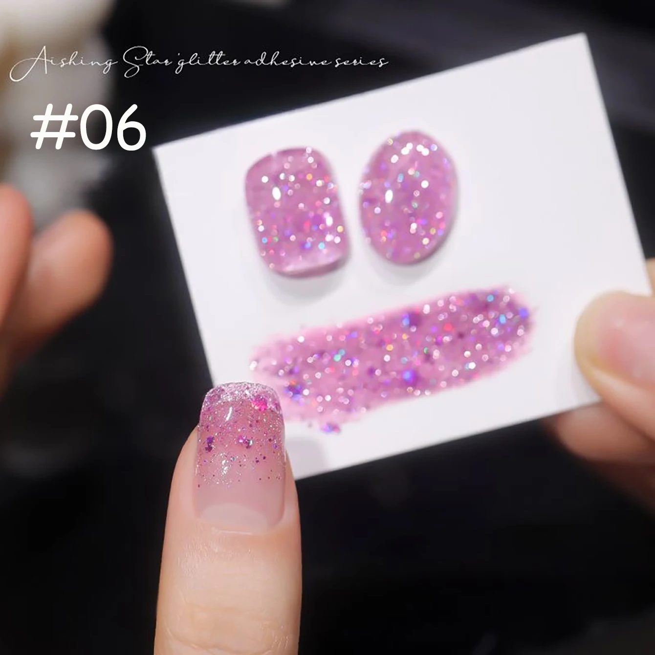 WS 10ML 1-8Pcs Pink Glitter Fluorescent Reflective Nail Gel Polish Flash Effect Neon Semi Permanent UV LED Gel Nail Art Manicure