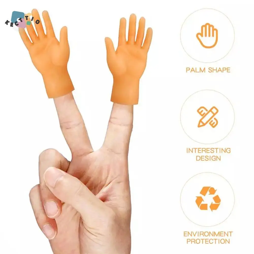 Party for Game Creative Mini Left Right Hand Funny Finger Puppets Tiny Finger Hands Finger Toys Small Hand Model