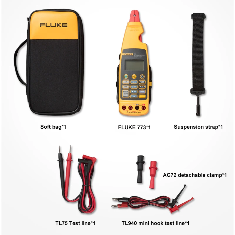 FLUKE 771 Fluke 773 Milliamp Process Digital Clamp Meter Industrial High Precision Milliamp Process Clamp Meter