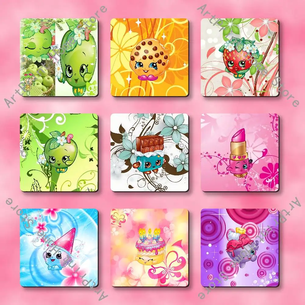 S-Shopkins Magnetic Refrigerator Magnets Personality Decorations Creative Gifts 55mm