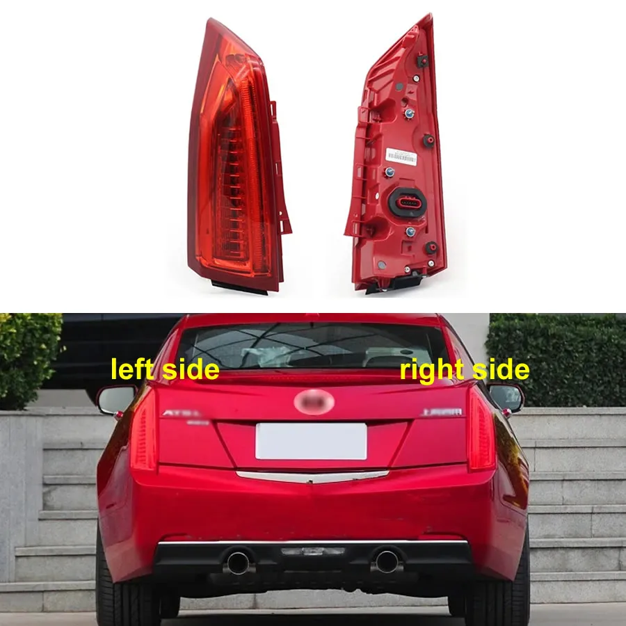 For 2013-2018 Cadillac ATSL Sedan Tail Lamp Taillights Assembly Combination Bulb Brake Lights  Plug 6-pin  1PCS