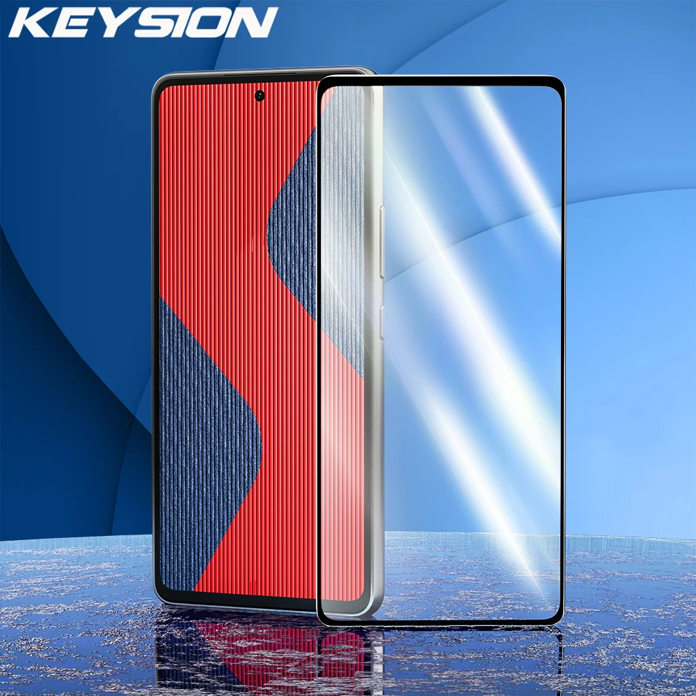 KEYSION Tempered Glass For Samsung Galaxy A53 A73 A33 5G A23 A03 Core Screen HD Protective Film For Samsung M52 5G XCover 6 Pro