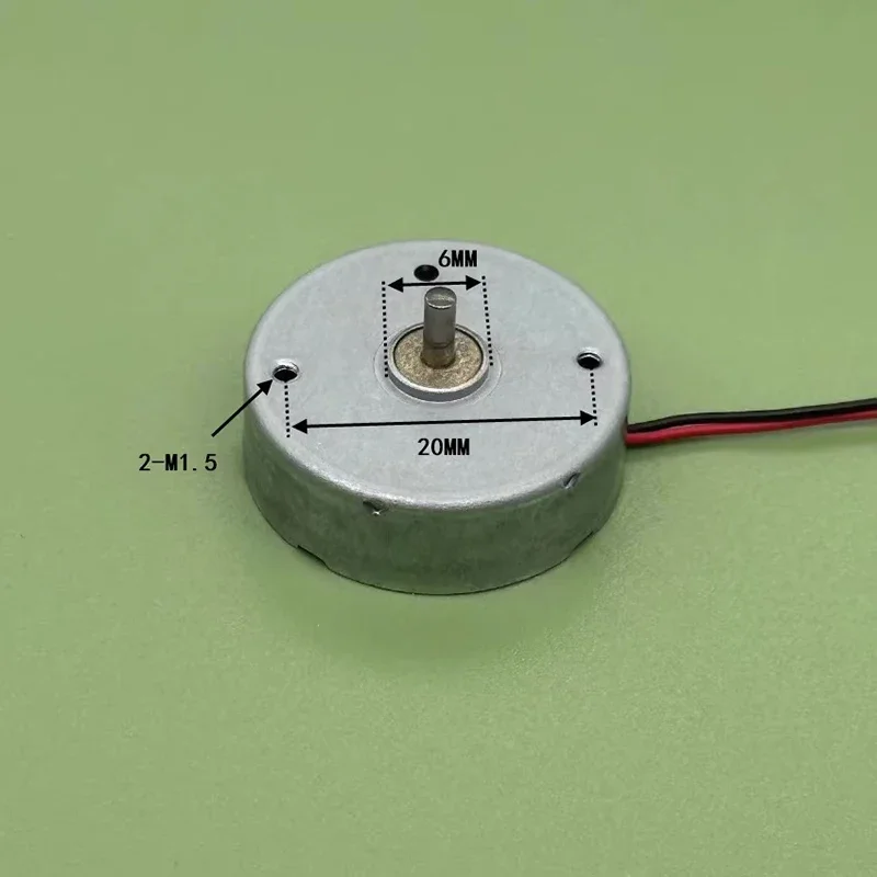 

Mabuchi RF-356CA-10250 Mini Ultra-Thin 24mm round DC Motor 1.5V-5.9V 8900RPM Precious Metal Brush for CD DVD Player